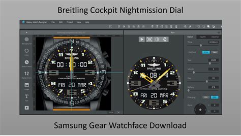 breitling cockpit gwd|Download the Breitling Cockpit Nightmission Dial watchface.